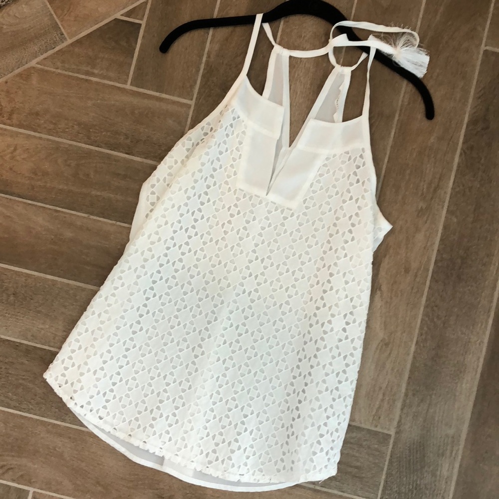 ATHLETA eyelet blouse